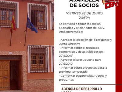 El CB Villarrobledo convoca una asamblea para socios, abonados y aficionados